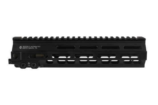 The Geissele MK8 Super Modular Rail features M-LOK slots on five sides